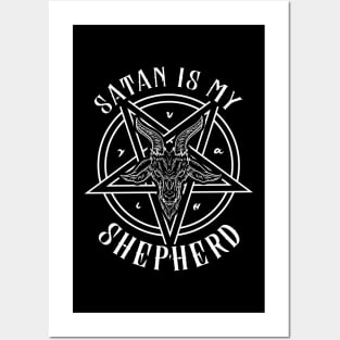 Satan is my Shepherd T-shirt I Satanic Gift Posters and Art